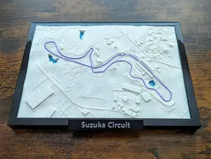 Suzuka Circuit Japan 3D Miniature
