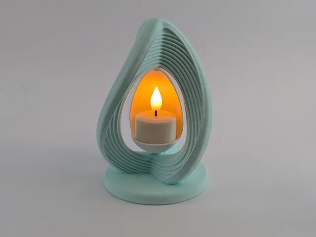 LED Tea Light Holder Vyron – Ovo — Фото 8 из 11