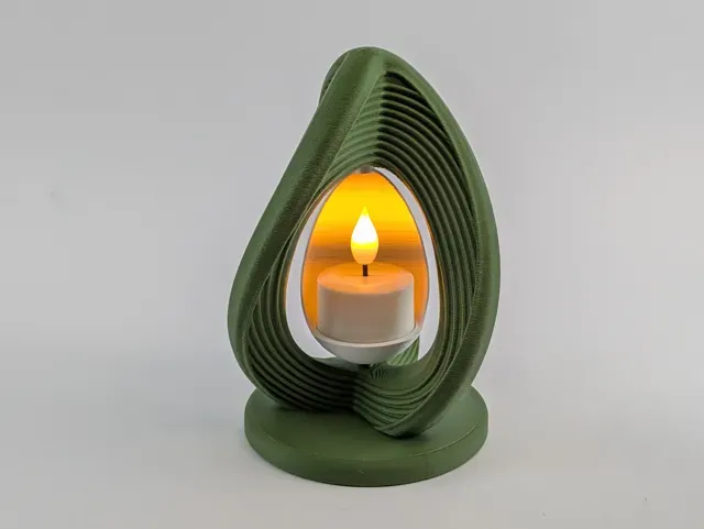 LED Tea Light Holder Vyron – Ovo — Фото 4 из 11