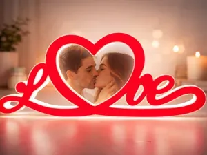 Love Lamp – Customizable Photo Lithophane HueForge