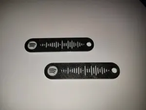 Spotify codes keychain