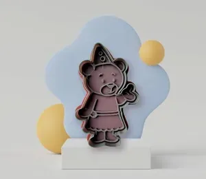 Bumba Nanadu Dancing Bear Cookie Cutter Stamp