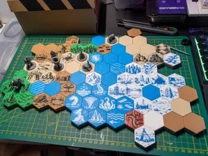 Magnetic World Hexcrawl System