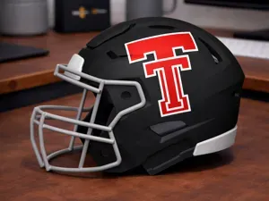 Texas Tech Red Raiders Football Helmet