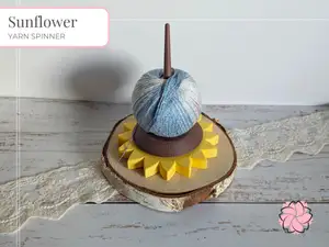 Sunflower Yarn Spinner with Bearing
