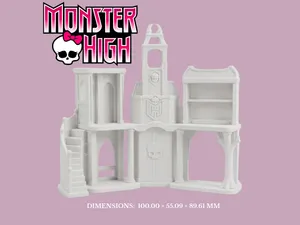 Monster High School Dollhouse - 3D Model