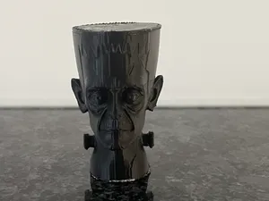 Frankenstein Head Halloween Desktop Decoration
