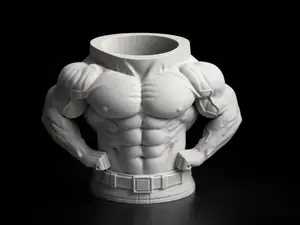 Bodybuilder Torso Pen Holder for Fitness Lovers