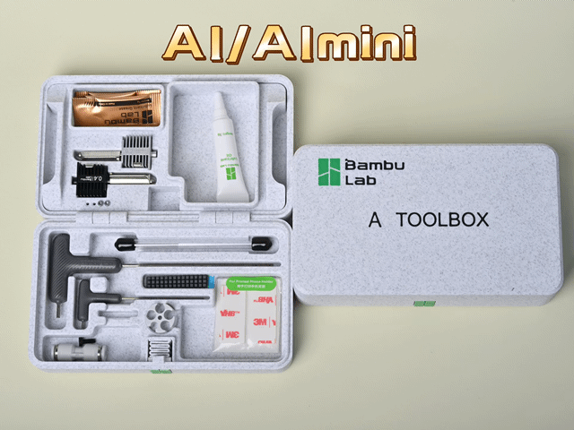拓竹A1 A1mini原厂工具盒V2(高精度、超细节、无五金)