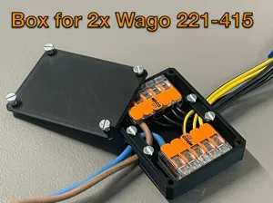 Box for 2x WAGO 221-415 - Cablemanagement - 5