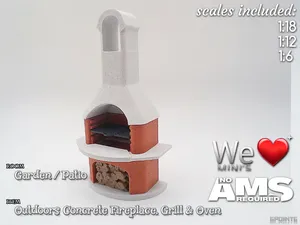 WLM - Outdoors Concrete Fireplace, Grill & Oven