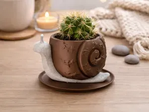 Maceta Caracol Decorativa