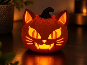 Cat O’Lantern – LED Halloween Decoration