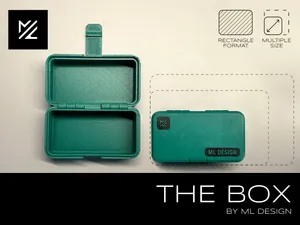 Print-in-place box // multiple size // rectangle