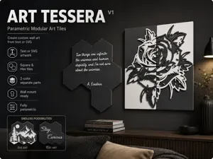 ART TESSERA - Modular Parametric Wall Tiles