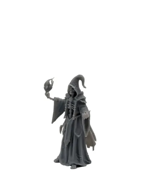 DnD TTRPG Skeleton Mage Miniature — Image 2 of 3