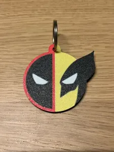 Deadpool & Wolverine keychain