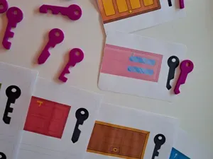 Key Props Puzzle Game for Toddlers and Kids