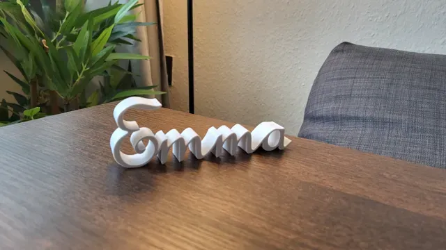 3D Printable Name Display (Daniela) — Фото 3 из 3