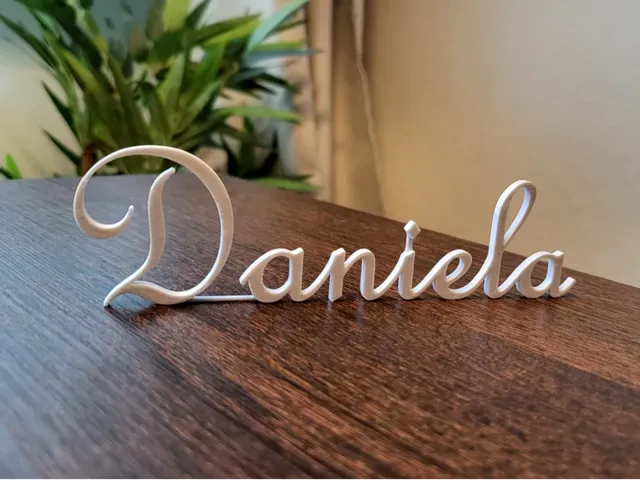 3D Printable Name Display (Daniela)