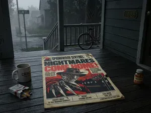 Freddy Krueger Newspaper Wall Art