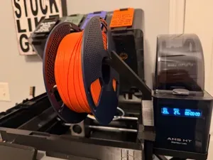 TPU Spool Holder for P2S/X2D AMS Riser (Pichler's)