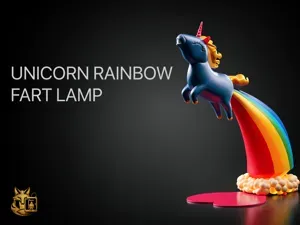 The Unicorn Rainbow Fart Lamp