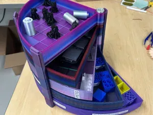 Modular Circle Tower Storage Box