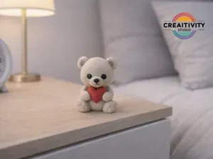Valentinstag Teddybär mit Herz