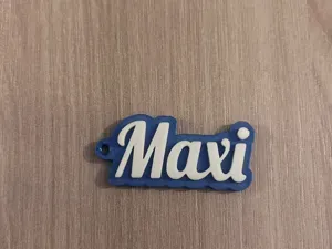 Maxi name keychain