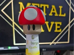 MARIO MUSHROOM BIER MARKER TOAD MULTIPARTS