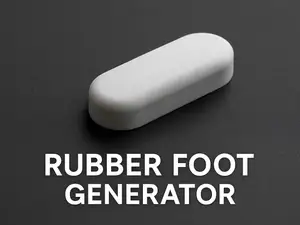 Rubber Feet Generator -  replacing lost or worn