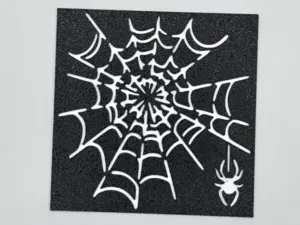 Spiderweb Stencil Halloween Festive