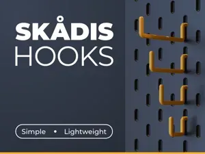 IKEA Skadis Basics - Straight Hooks Set