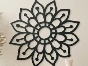 Flower Mandala 3D Wall Art