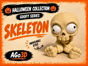 Goofy series– SKELETON Movable Eyes NO AMS