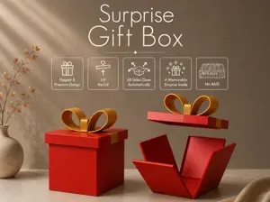 Surprise Gift Box - Print in place no AMS required