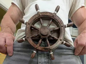 Pirate Belt Buckle Ship's Wheel Cosplay Prop
