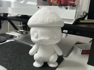 Charming Chibi Mushroom Figurine