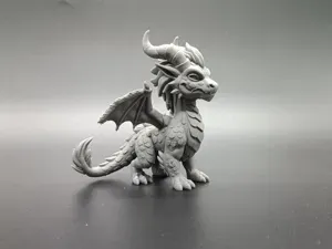 Tiny Horned Dragon Companion - Toy