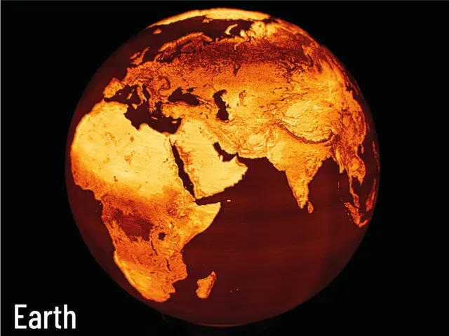 Solar System Lithophane Planet Lamps - ⌀205mm — Фото 10 из 17
