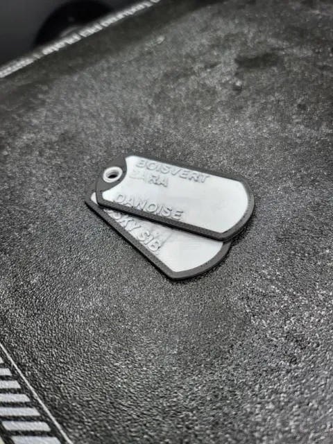 Military tag for your dog.
