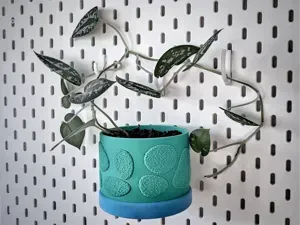 Fuzzy Islands Planter Pot for Ikea Skadis
