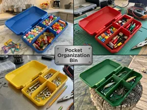 Print In Place - 4 Slot Pocket Organizer