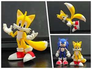 塔尔斯（Tails）来自刺猬索尼克 关节可动人偶，无需AMS