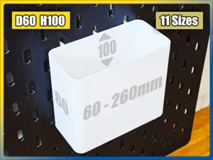 IKEA Skadis Container D60 H100