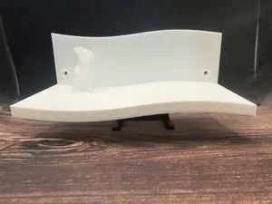Modern Curved Floating Wall Shelf 200mm