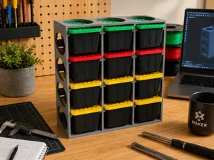 12 Slot Organizer Rack for Stackable Teeny Totes