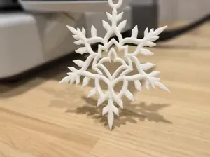 Frozen Heart Snowflake Ornament