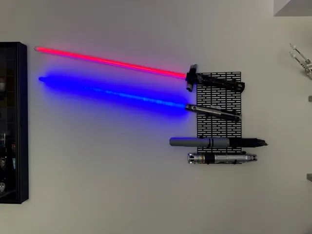 Star Wars Lightsaber Wall Mount will drill guide — Image 2 of 4